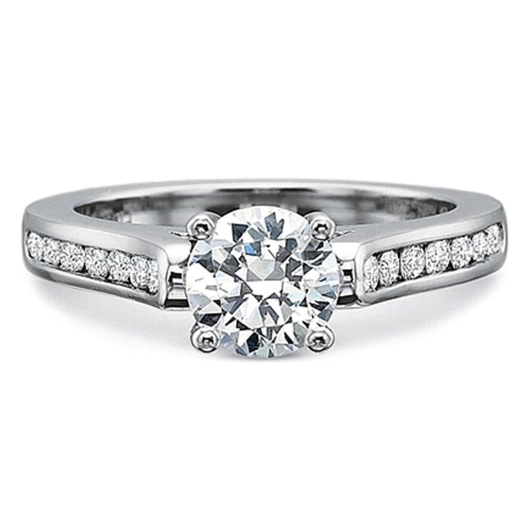 Precision Set Channel Set Diamond Engagement Ring