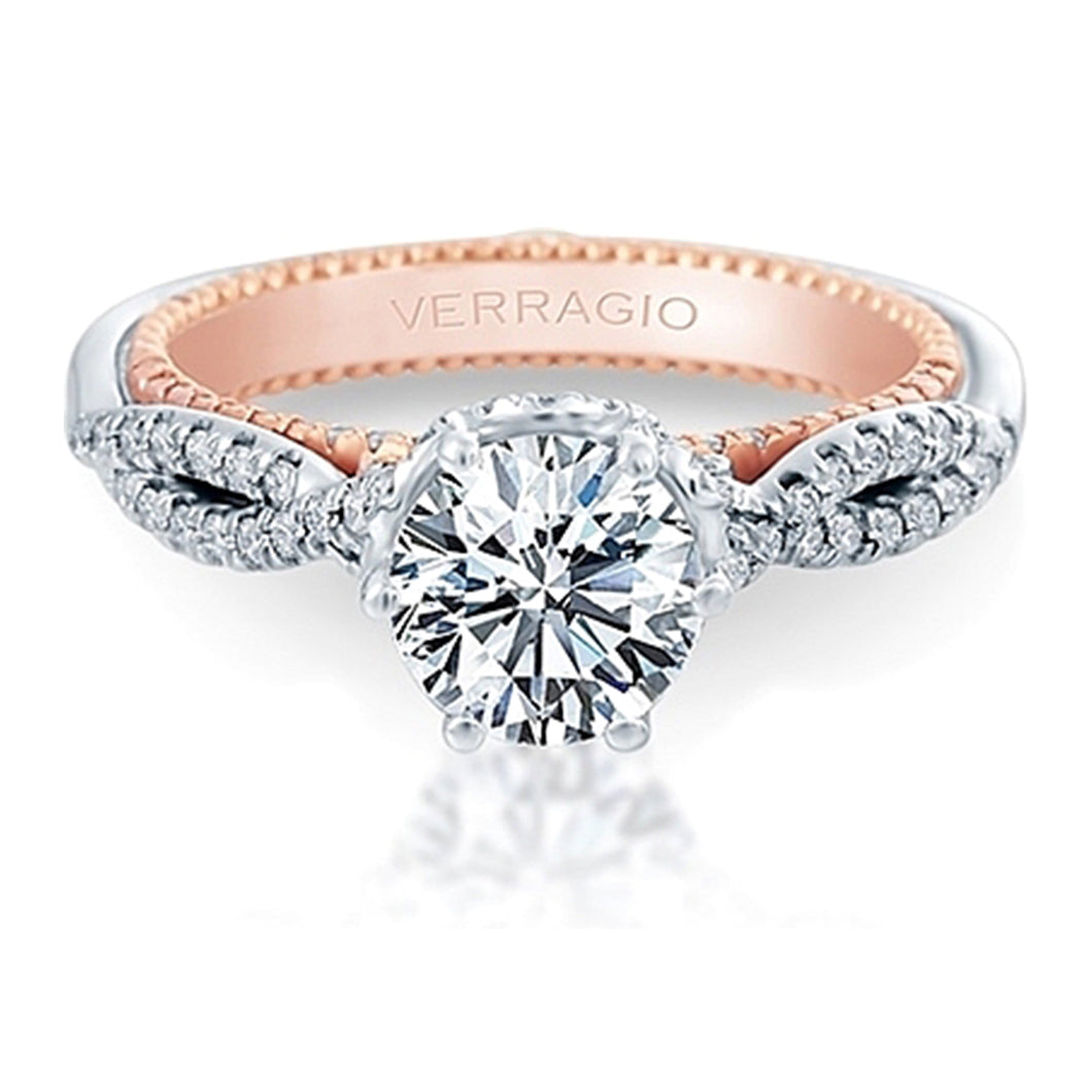 Verragio Three Stone Diamond Engagement Ring