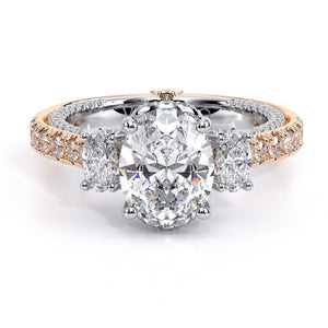 Verragio Three Stone Diamond Engagement Ring