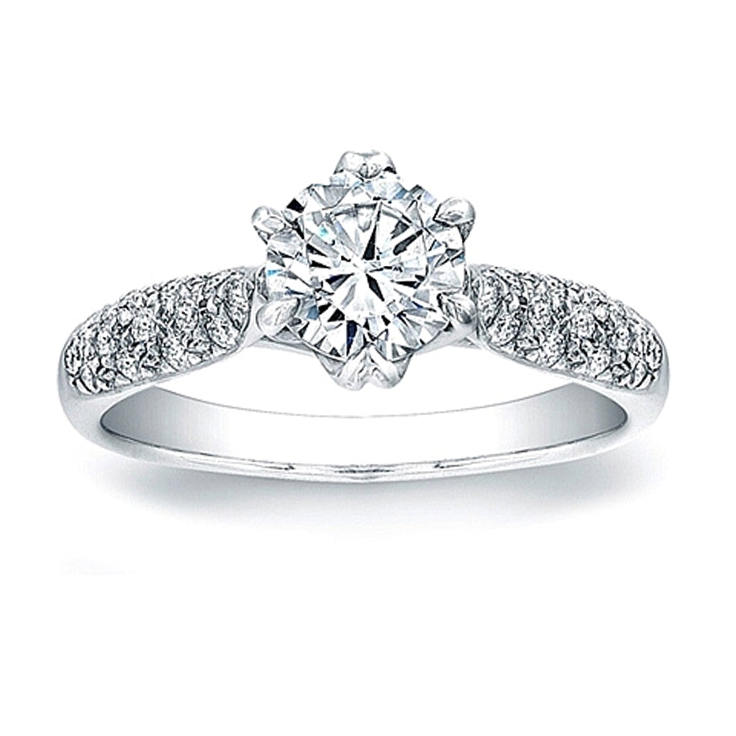 Vatche Pave-set Royal Crown Setting .20ct tw
