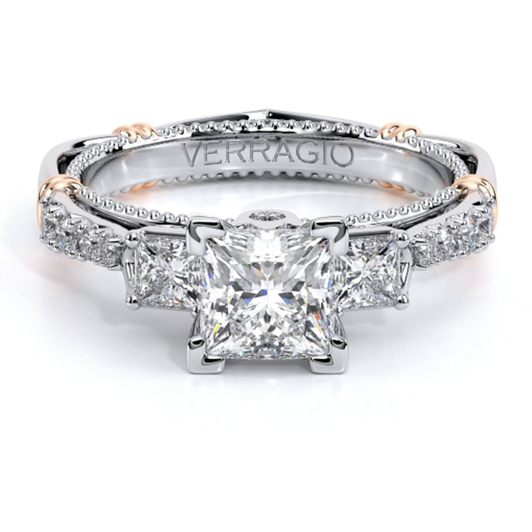 Verragio Three Stone Diamond Engagement Ring