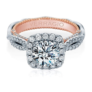 Verragio Twist Shank Diamond Engagement Ring