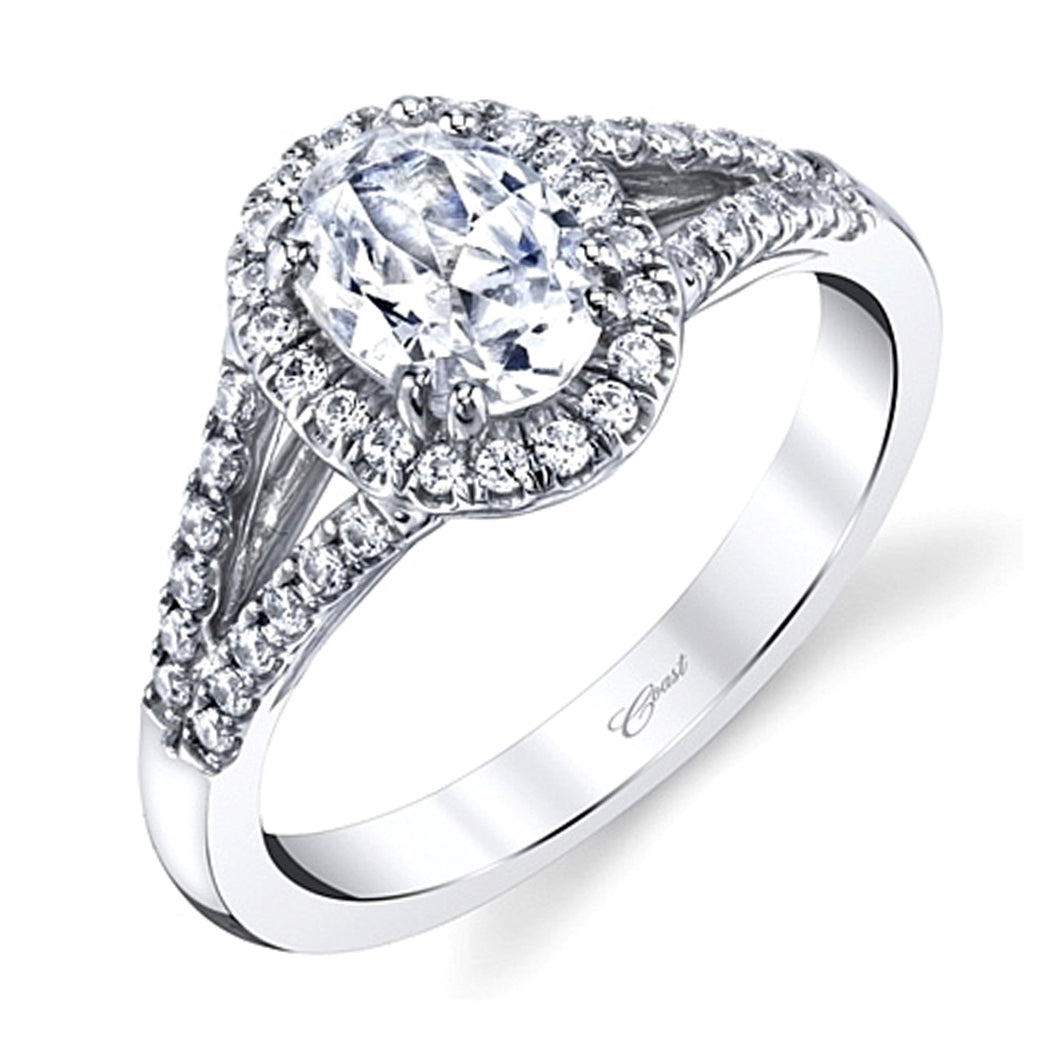 Coast Split Shank Diamond Engagement Ring