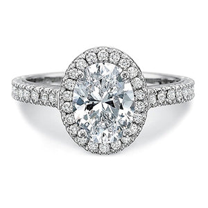 Precision Set Flush Fit Diamond Engagement Ring