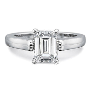 Precision Set Flush Fit Solitaire Diamond Engagement Ring