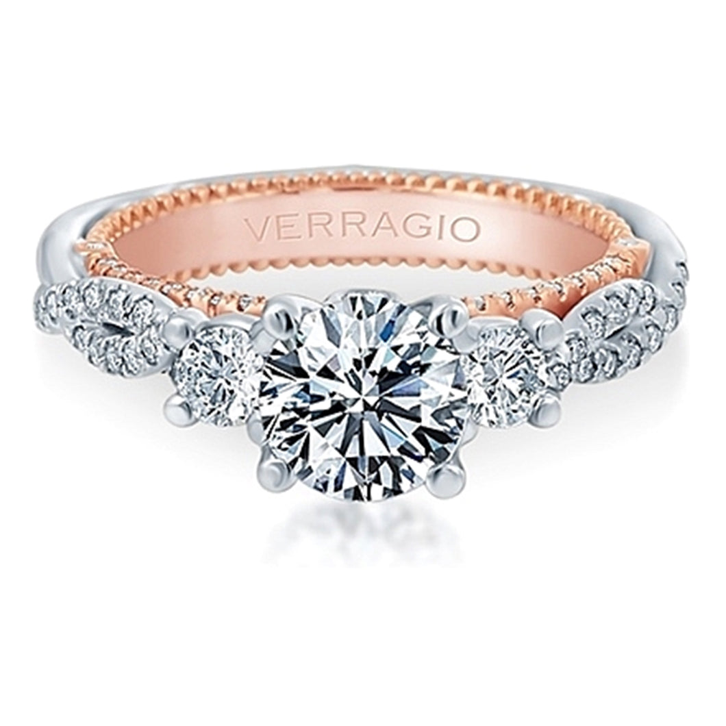 Verragio Twist Shank Diamond Engagement Ring