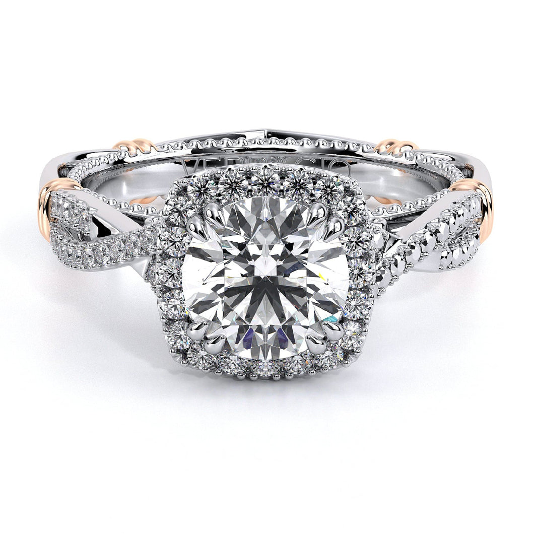 Verragio Twisted Shank Diamond Engagement Ring