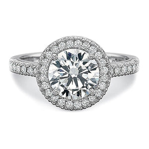 Precision Set Flush Fit Prong Set Diamond Engagement Ring
