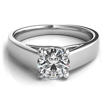 Trellis Diamond Solitaire Engagement Ring