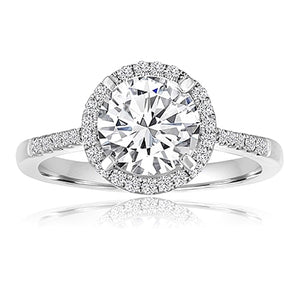 Signature Pave Diamond Engagement Ring