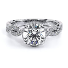 Verragio Twisted Shank Halo Diamond Engagement Ring