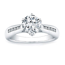 Vatche Channel-set Royal Crown Engagement Ring .15ct tw
