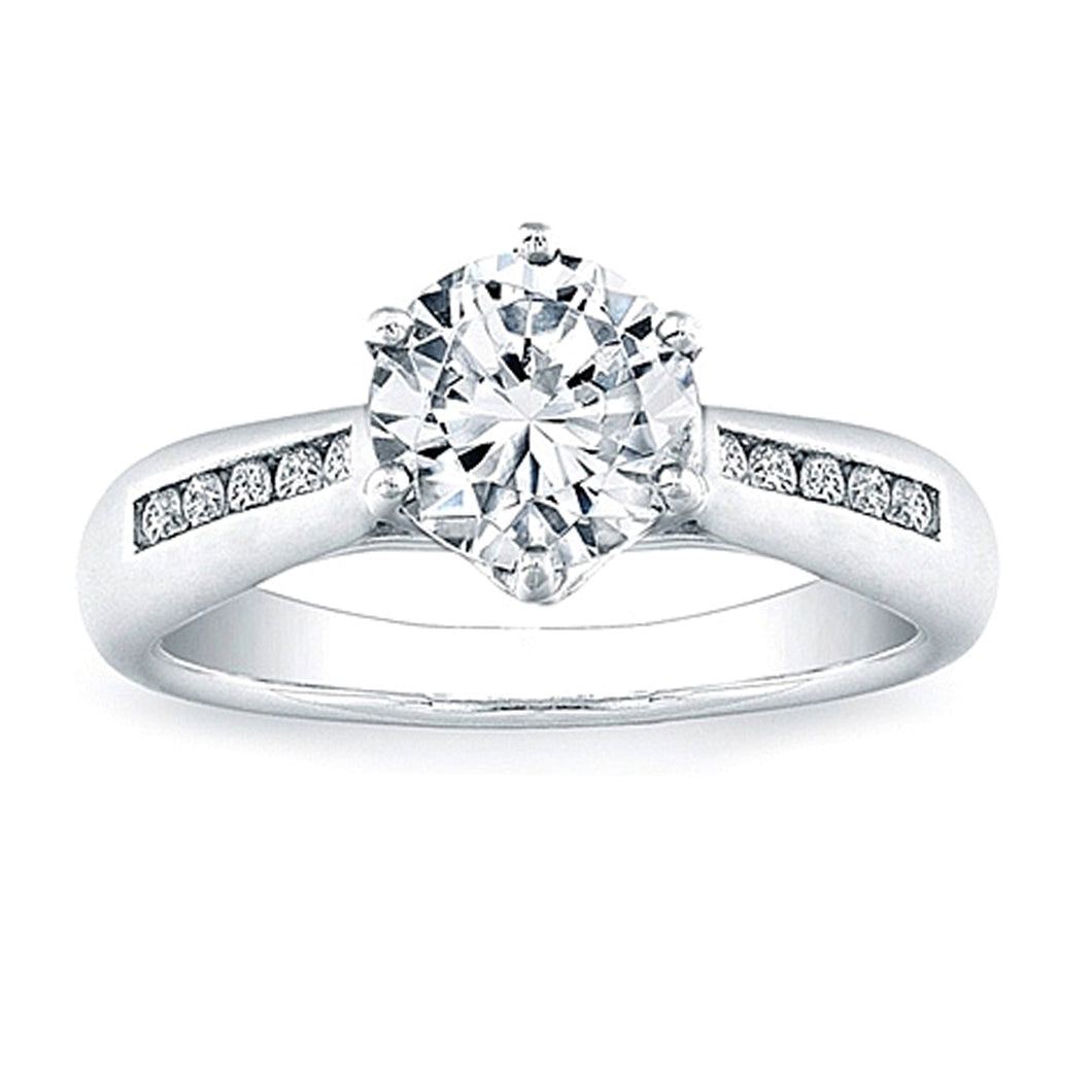 Vatche Channel-set Royal Crown Engagement Ring .15ct tw