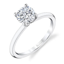 Sylvie Round Cut Solitaire Engagement Ring