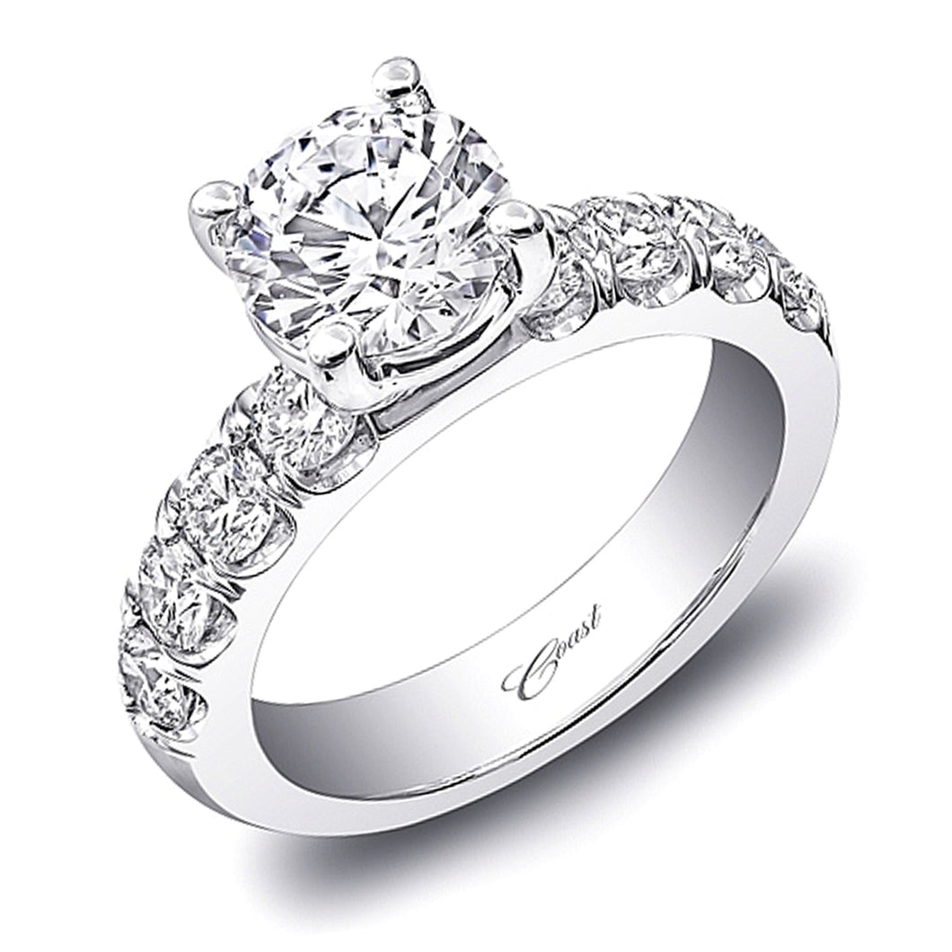 Coast Prong Set Diamond Engagement Ring