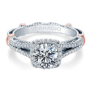 Verragio Halo Split Shank Engagement Ring