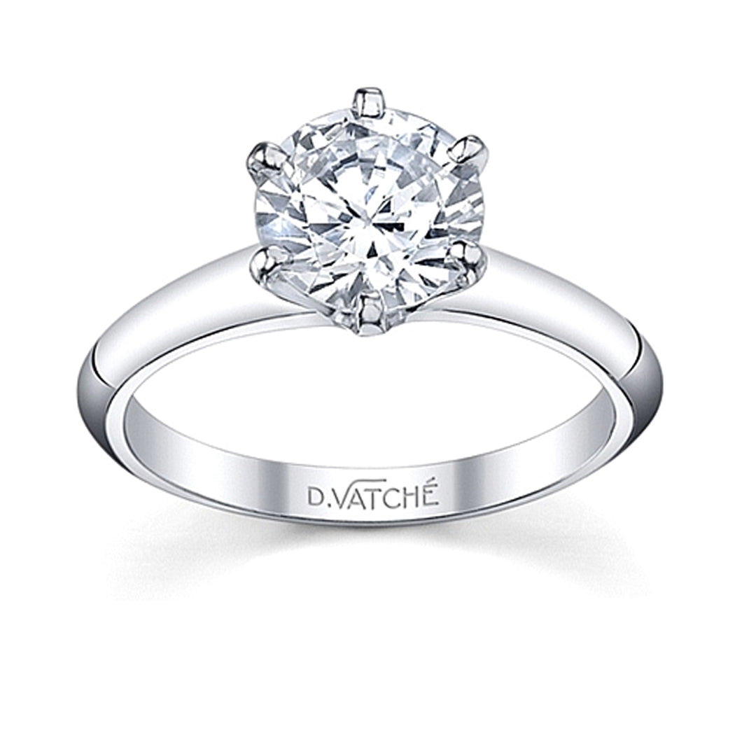Vatche Six Prong Diamond Engagement Ring