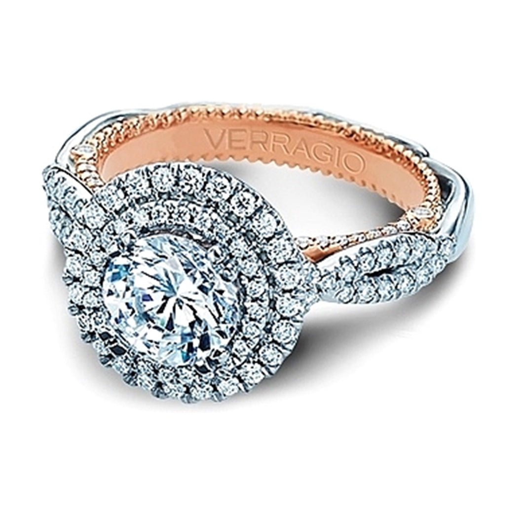 Verragio Twist Shank Diamond Engagement Ring