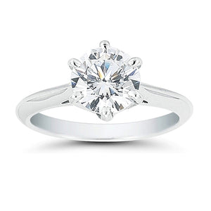 Vatche Swan Solitaire Engagement Ring