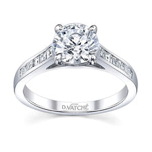 Vatche Channel Set Diamond Engagement Ring
