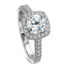 Precision Set Flush Fit Diamond Engagement Ring