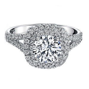 Coast Split Shank Diamond Engagement Ring