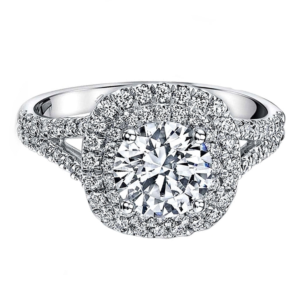 Coast Split Shank Diamond Engagement Ring