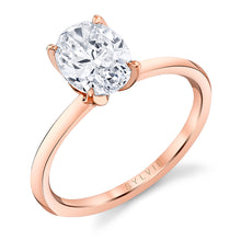 Sylvie Oval Cut Solitaire Engagement Ring