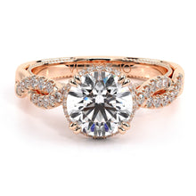 Verragio Twisted Shank Halo Diamond Engagement Ring