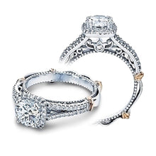 Verragio Halo Split Shank Engagement Ring