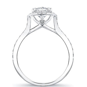 Pave Diamond Halo Setting