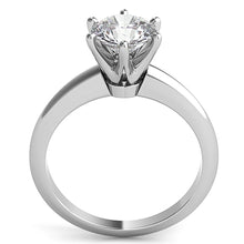 Six Prong Diamond Solitaire Engagement Ring