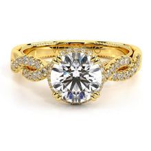 Verragio Twisted Shank Halo Diamond Engagement Ring