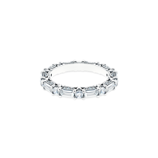 HT2682W65 Tacori Baguette & Round Diamond Eternity Band