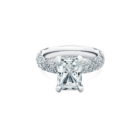 Tacori Emerald Bloom Diamond Engagement Ring — photo 1 of 3