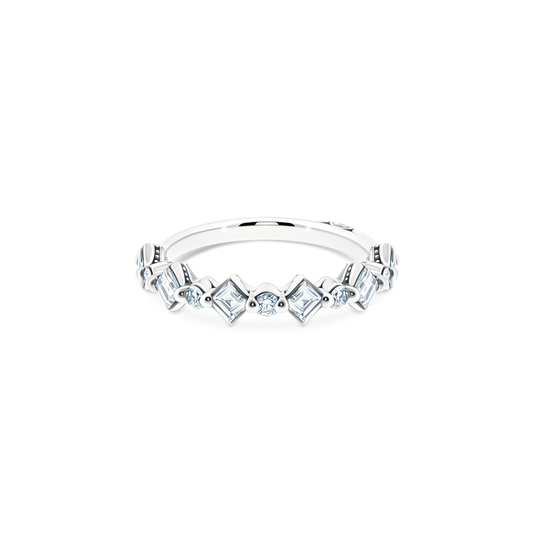 27294B12W Tacori Round Brilliant Cut Diamond Wedding Band