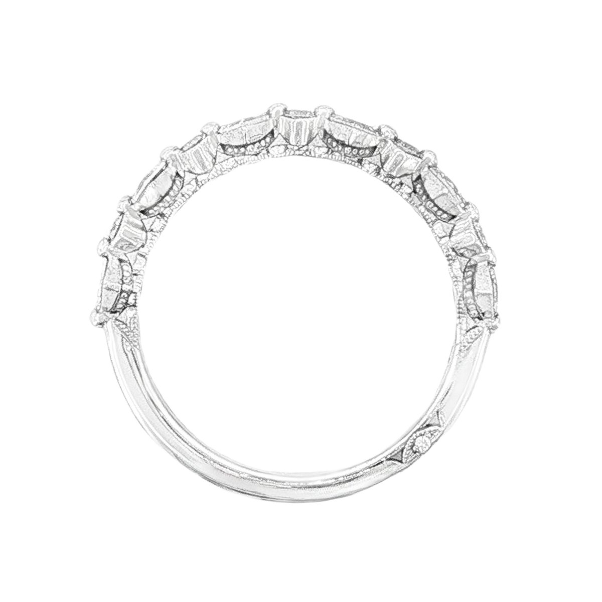 たろり  27294B12W - Tacori Round Brilliant Cut Diamond Wed