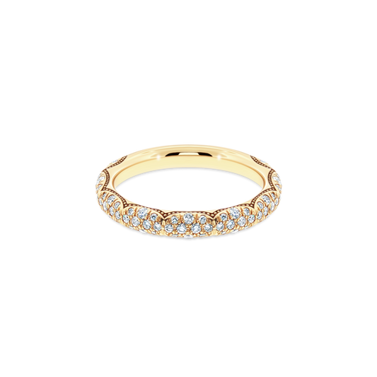 4063B34Y Tacori Round Brilliant Cut Diamond Wedding Band