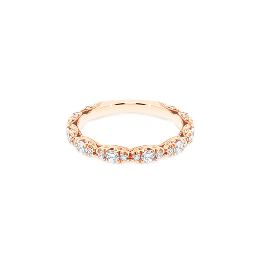 Tacori Round Brilliant Cut Diamond Wedding Ring — photo 1 of 3