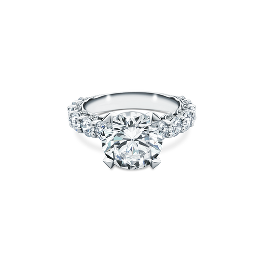 Tacori Round Diamond Shared Prong Engagement Ring — photo 1 of 3