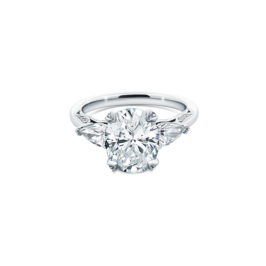 Tacori Three Stone Diamond Engagement Ring — photo 1 of 3