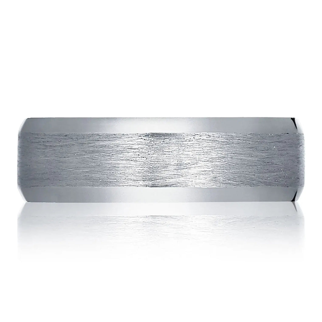 Tacori Brush Finish Mens Wedding Band - 5mm