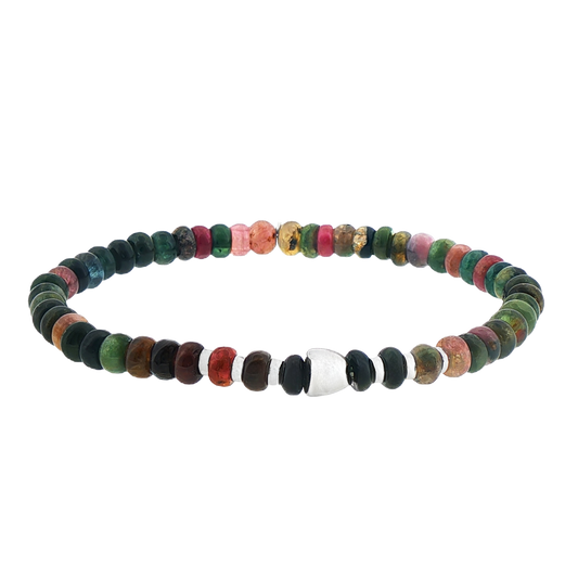 Tateossian Tourmaline Bead Bracelet With Sterling Silver — photo 1 of 1