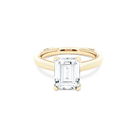Verragio Emerald Solitaire Diamond Engagement Ring — photo 1 of 3