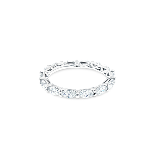 L-803W Verragio Marquise & Round Diamond Eternity Band