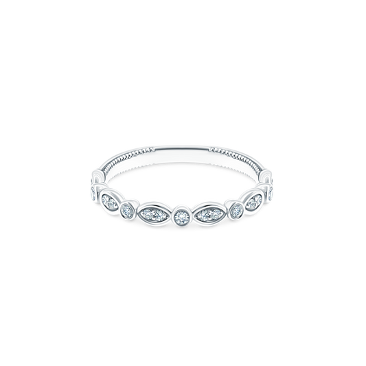 V-963W Verragio Marquise & Round Diamond Wedding Band