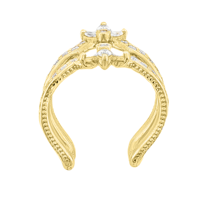 Verragio Marquise & Round Diamond Wrap Guard Ring — photo 3 of 3