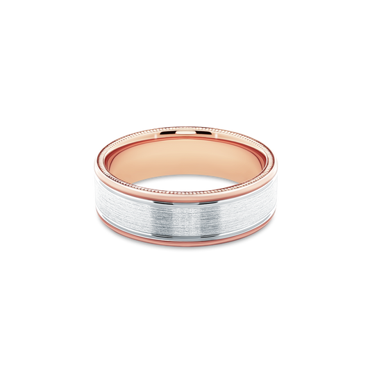 Verragio Men's Wedding Band | 14K Gold | 7mm | VW-7010-RWR — photo 1 of 2