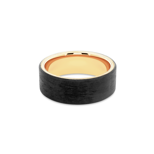 Verragio Men's Wedding Band | 14K Gold | 8mm | VWCF-303-8 — photo 1 of 2