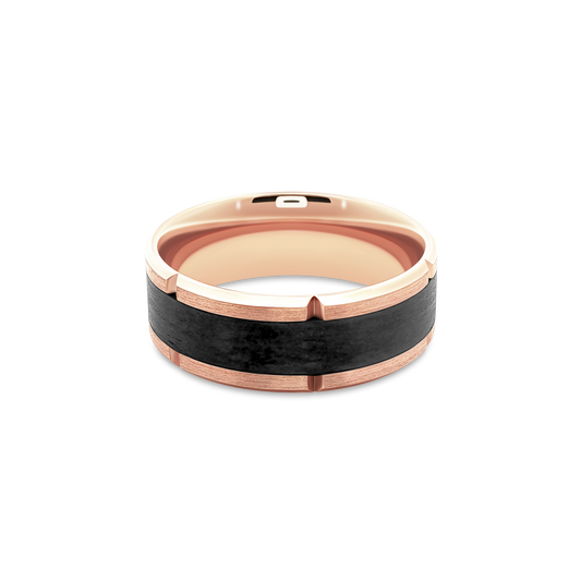Verragio Men's Wedding Band | 14K Gold | 8mm | VWCF-304-8 — photo 1 of 2